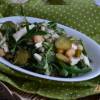 Салат с рукколой, сардинами и нутом