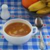 Томатный суп с мясом и макаронами