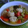 Овощной суп с рисовыми шариками