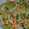 Свежий салат с кориандром и имбирем