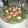Свежий салат с семгой и грейпфрутом