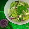 Салат из огурцов с фетой