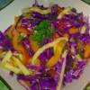 Салат из капусты с кабачком
