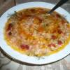 Суп томатный с рисом и фасолью