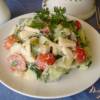 Овощной салат с кольраби