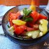 Теплый овощной салат