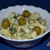 Салат с оливками и огурцом