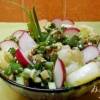 Салат с семенами подсолнечника и кунжута