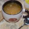 Крупяной суп с копченой курицей