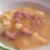 Картофельный суп с куриными желудочками