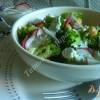 Салат из брокколи с редисом (+ салатная заправка из каперсов)