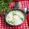 Греческий суп с творожно-рисовыми фрикадельками
