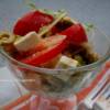 Салат с томатами, оливками и сыром Фета