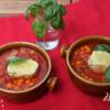 Быстрый томатный суп с кукурузой и беконом