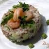 Суши-салат с креветками и тунцом