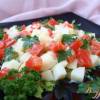 Салат с сёмгой и картофелем