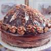 Шоколадно-ореховый торт  "Везувий"