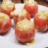 Запеченные помидоры с кабачком и сыром