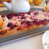 Творожно-ягодный слоеный пирог