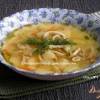 Овощной суп с кальмарами