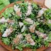 Рыбный салат с зеленью, сыром  и каперсами