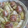 Фрикадельки с картофелем в духовке