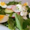 Весенний салат с редисом