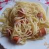 Спагетти с сосиской