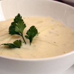 фото рецепта Сырный суп с кольраби