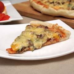 фото рецепта Пицца с фаршем «по-домашнему»