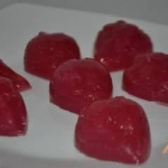 фото рецепта Мармелад из клюквенного морса на агар-агаре