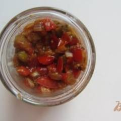 фото рецепта Холодная закуска из баклажанов с помидорами