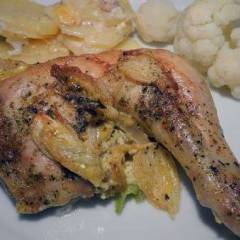 фото рецепта Маринованная курица, запеченная в духовке