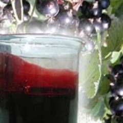 фото рецепта Домашнее вино из черной смородины
