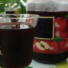 фото рецепта Домашнее вино из черной рябины