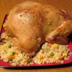 фото рецепта Блюдо фаршированная курица в духовке