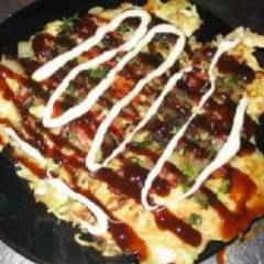 фото рецепта Японская пицца Окономияки (Okonomiyaki)