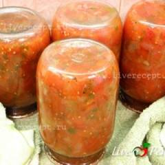 фото рецепта Консервированный салат из помидоров