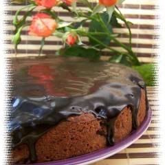 фото рецепта Шоколадно-ореховый пирог с грушами