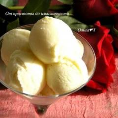фото рецепта Ванильное мороженое из заварного крема